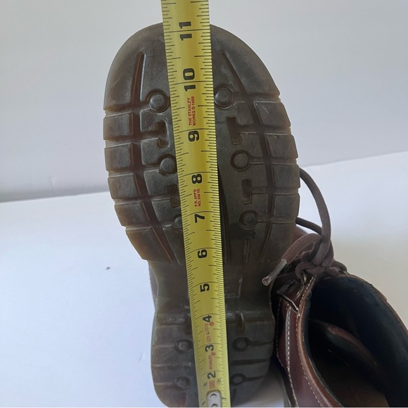 Vintage Dr Martens Chunky Shoes Women’s Size 8 Oxfords Brown 90s Grunge Y2K - Picture 10 of 10